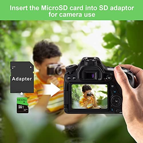 Kexin Micro SD картичка 32 GB 5 Pack Micro SD картичка класа 10 Ultra microsdxc UHS-I мемориска картичка 32 GB голема брзина, C10, U1, 32