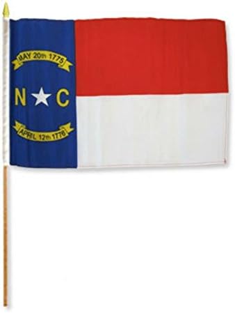 RFCO Северна Каролина 12 x18 Stick Flag