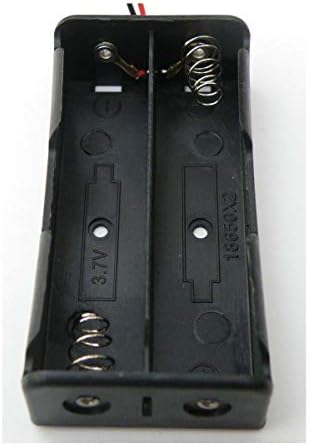 Кутија За Складирање На Батерии Со Пластична Кутија За Складирање На Батерии со Жичани Кабли за 3,7 V 18650 Батерија, Сериски/Паралелни Држачи