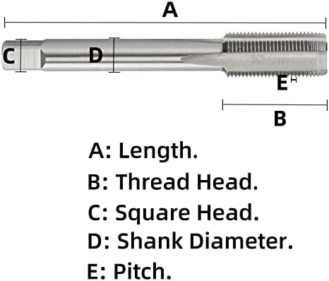 Aceteel метрика M14x1.5+0,1 Зголемување на чешма, HSS машина Thap Допрете десна рака M14*1,5+0,1
