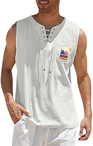 Човек од лисја за класична кошула со изреки матурска V-вратот не се вклопува без ракави маички маички татковци ден врзани половината преголема