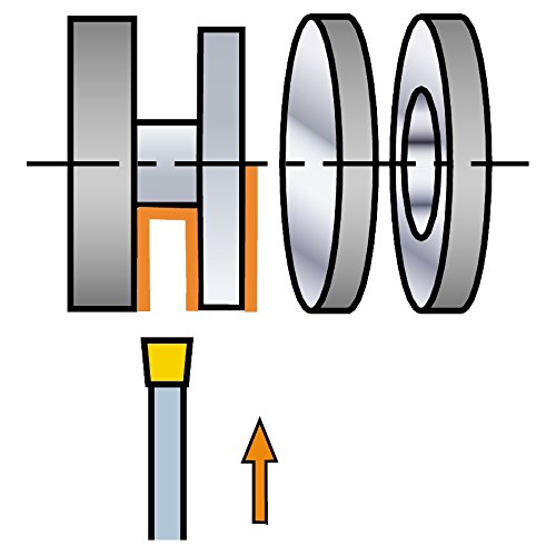 SANDVIK COROMANT QD-LL1G33-21D ЧЕЛИК COROCUT QD Сечилото За Разделба, Десната Рака Сече, Без Течноста За Ладење, 90 Степен Сечење