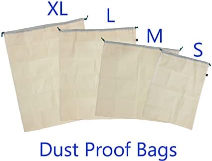 Билни Чудо XL-Сет на 3 Памук Дише прашина отпорни На Влечење Торбичка Торбичка