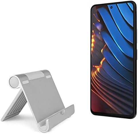 Штанд на Boxwave и монтирање компатибилен со POCO Xiaomi X3 GT - Stand Aluminum Stand, преносен, штанд за гледање со повеќе аголи