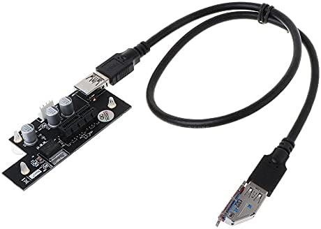 Конектори PCI Express Cable PCI -E 1x до 1x/4x/8x/16x Riser Card Extender Extension Cable -Кабел за продолжување -