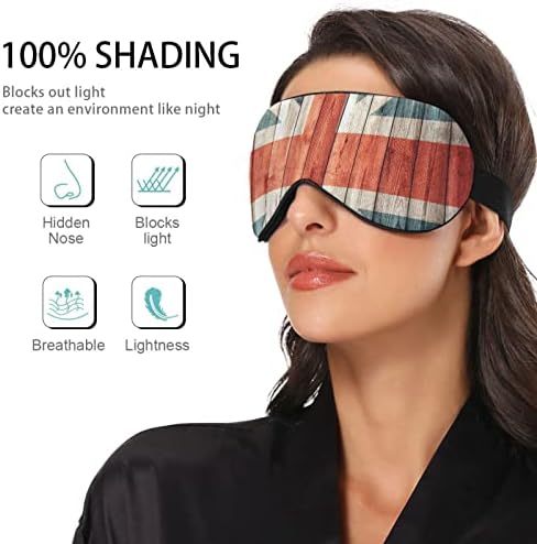 Unisex Sleep Mask Eye Eye Angland-Flag-Flag-ard-ard-light ноќна маска за спиење удобно покритие за сенка на очите за очи