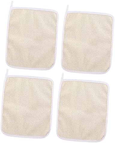 Исцелите 4 парчиња најлонски бања крпи за пешкир за тело Тери крпи за крпи за крпи патувања за миење садови за изложба