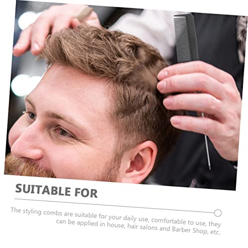 Doitool 1 сет фризерски поставени чешли за коса за мажи ја истакнуваат чешел четка за коса за жени фризер да се комбинираат чешла