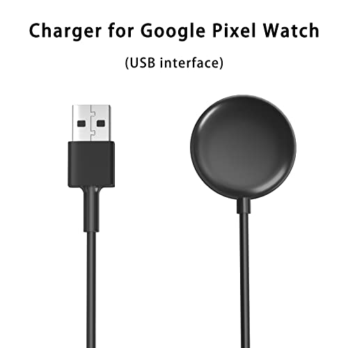 Кабел за полнач на Eiavike за Google Pixel Watch Watch Magnetic Adsorption замена USB додатоци за кабел за кабел за Google Pixel Watch SmartWatch 2022