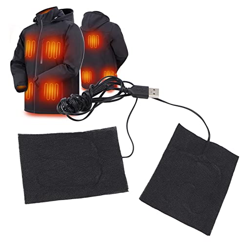 Електрична подлога за грејач на крпа, чувајте топла USB облека за греење на подлогата за греење, лесна топла компресија, долготрајна мултифункционална за канцелариј