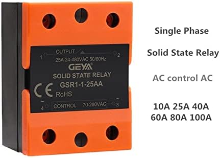 Kenid New GSR1-1 Solid State Relay DC-AC DC-DC AC-AC ENTERASE SSR 10A 25A 40A 60A 80A 100A 120A без покритие