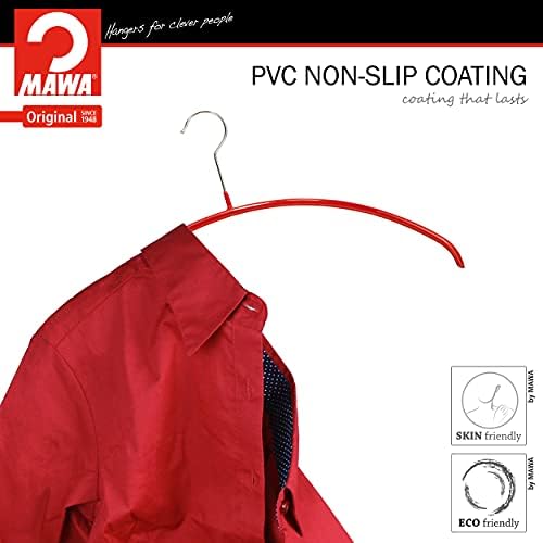 Светло за заштеда на облека за заштеда на облека Mawa Euro серија, стил на заштеда на облека 40/p, сет од 10, црвен пакет од 10 10