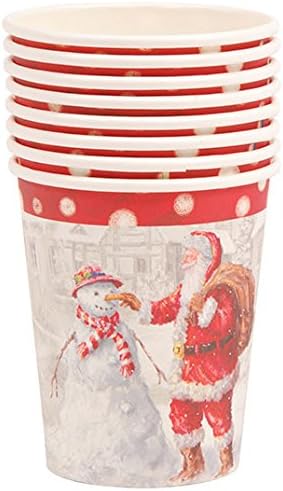 ДДИ 2127524 Печатени чаши Санта и Снежен човек - Случај од 36