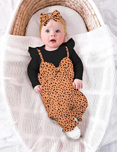 Облека за девојчиња QueenStyle бебе девојче, облека за облека, комбинација ромпер симпатична бебе девојче облека 0-18 месеци бебе