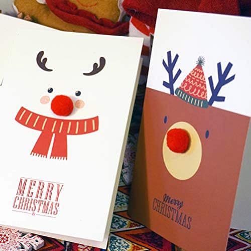 АБУФАН 15 парчиња Божиќни Честитки За Ирваси Смешни Картички За Благослов Божиќни Подароци Картички За Покана Божиќни Реквизити