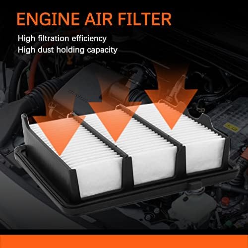 Филтер за воздух, замена на филтерот за воздух на моторот за/компатибилна со моделите на Honda Accord 2018-2022 OE172206A0A00