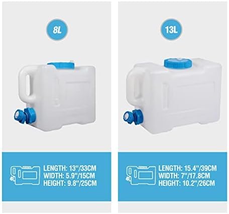 Редингвинг 2.1 галон/8L преносен контејнер со вода со шипр, носач за складирање на вода за кампување на отворено, БПА бесплатно