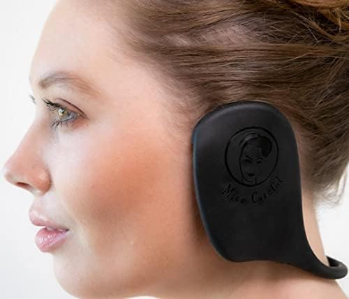 Промаши внимателни капаци на силиконски уши - црно - заштитен штит отпорен