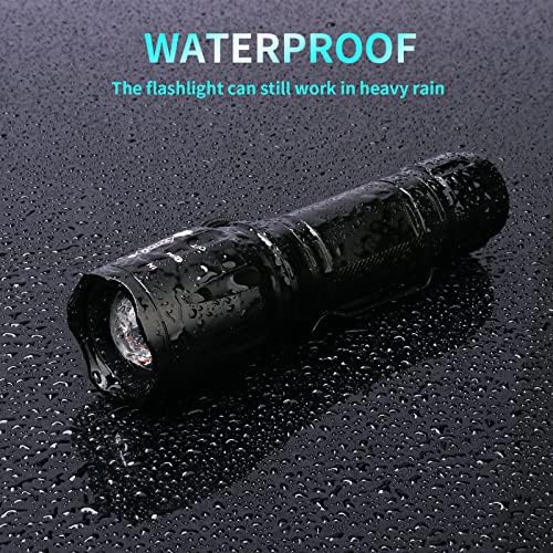 COSOOS UV Flashlight, 2 на 1 395 nm LED фенерче со UV црна светлина и бела светлина, 4 режими на светлина и детектор на водоотпорна миленичиња