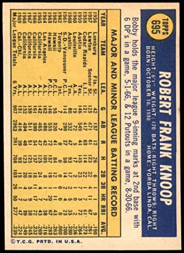 1970 Топпс 695 Боби Кноп Чикаго Вајт Сокс nm/Mt White Sox