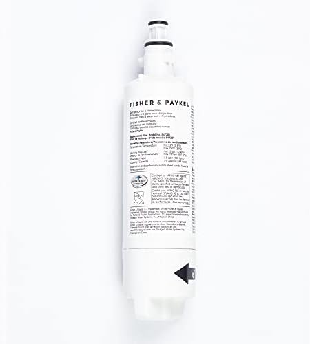 Fisher & Paykel 847201 Филтер за вода за фрижидер - Сертифициран за отстранување на хемикалии и загадувачи од вода - филтерот за вода