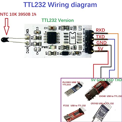 Нема Сензор 1к-100к Отпорност НА RS485 Modbus Конвертор NTC Термистор Температура Стекнување Модул
