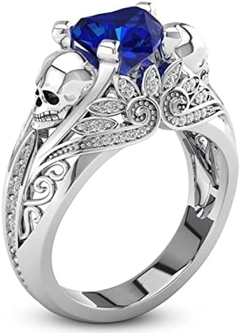 2023 Нов облик дијамантски шуплив прстен капка целосен моден lубовник прстен прстен прстен сет за жени не'рѓосувачки челик