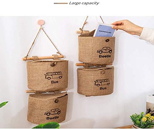 Торба за складирање На Вратата Висечка Торба За Складирање Торба За Складирање Памучна Ткаенина Ѕид Висечки Плакар Џеб Торба За Складирање За