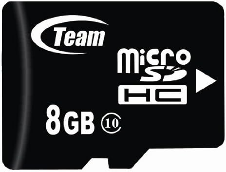 8gb Класа 10 Microsdhc Тим Со Голема Брзина 20mb / Сек Мемориска Картичка. Пламена Брза Картичка ЗА LG SHINE cu720 VU CU915 телефон. Вклучен Е БЕСПЛАТЕН УСБ-Адаптер со Голема Брзина. Доа