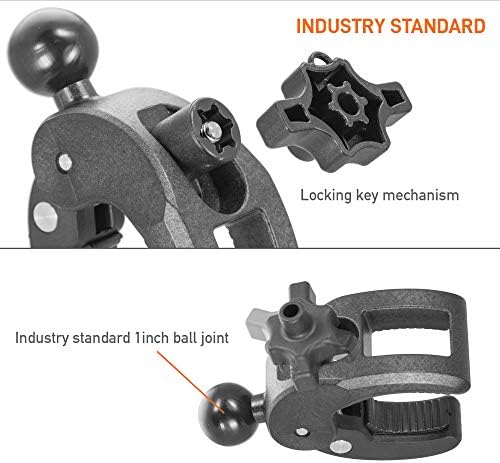 Ibolt TabDock Bizmount Clamp Teheward Post/Pole Mount за неподвижни велосипеди, опрема за теретана, неблагодарна работа, елипсови,