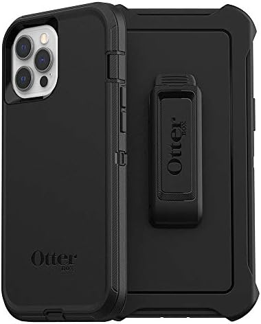 OtterBox БРАНИТЕЛ СЕРИЈА Случај Случај за iPhone 12 Pro MAX-BLACK