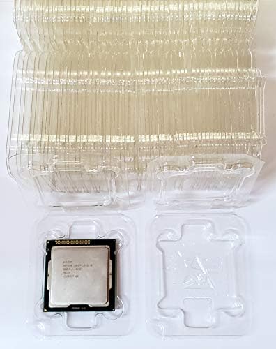 50 ПАРЧИЊА Компјутер Процесорот Случај Фиока Пакување Мида За Интел LGA775 LGA1150/1151/1155 /1156 i3 i5 i7 Процесорот Заштитник Покритие
