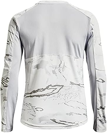 Под оклопната женска ISO-студена брегот на брегот, печатена маица со долги ракави