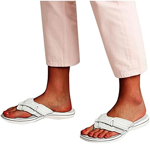 Сандали за жени летни модни клип -клип пети удобни флип -апостолки шетаат на отворено плажа рамни сандали