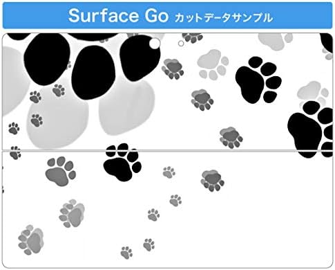 Покрив за декларации на igsticker за Microsoft Surface Go/Go 2 Ултра тенки заштитнички налепници на телото 010216 животински стапало