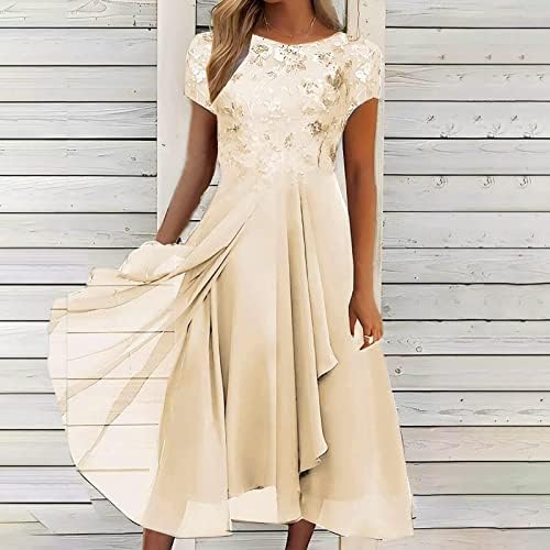 Мајка на фустанот за невестата за свадбени половина ракави чипка аплики со висока шифонска шифонска шифон формални вечерни фустани