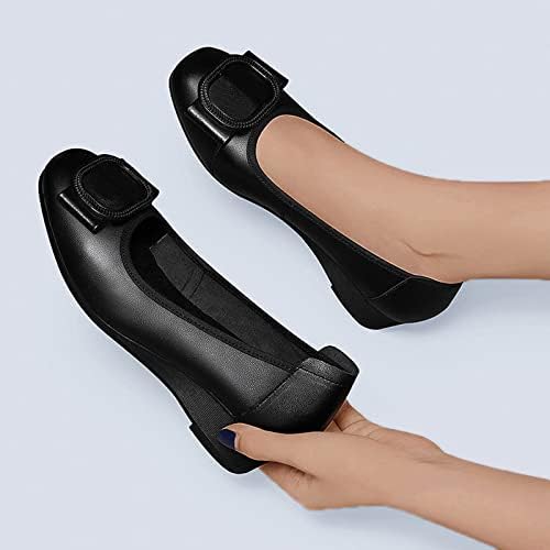 Чевли за жени со црни станови модни женски дишење чипка чевли со клинови лежерни чевли