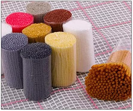 Комплети за килими со кука за заклучување, со претходно печатена шема DIY капчиња за тепих таписерија мачки, комплети за везење на теписи кука до домашна декорација 5