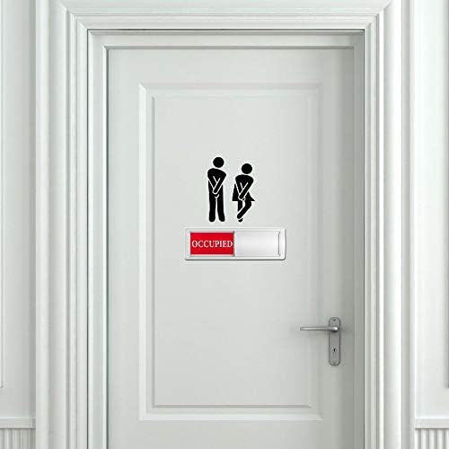 Знак за приватност на Qinizx, испразнет окупиран знак за домашна бања канцеларија за простории за простории за простории за простории,