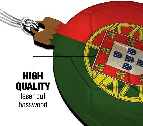 Португалско знаме Фудбалска топка Футбол Фудбал Фудбал Вуд елка за одмор