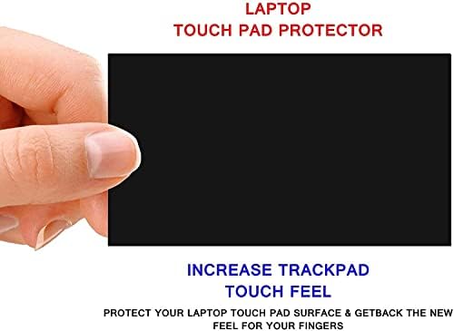 Ecomaholics Premium Trackpad Заштитник За Dell G15 5525 15.6 инчен лаптоп, Црна Подлога За Допир Покритие Против Гребење Анти Отпечаток Од Прст