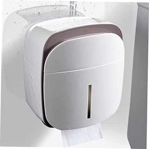 Zerodeko кутија лепила за тоалетна хартија држач wallид за монтирање хартија за хартија за хартија за хартија, ролна, кат