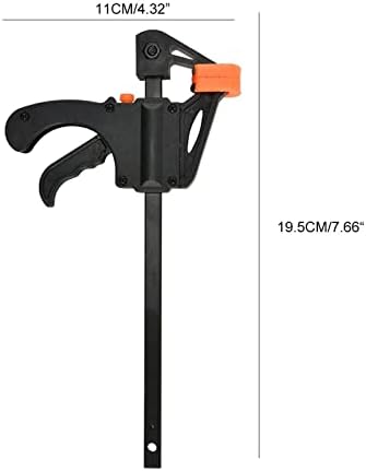 4inch Mini F Clamp Clip Постави тврдо брзо издание за издавање клип DIY столарија рака алатка гаџет за дрво за обработка на дрво
