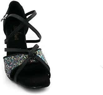Bluebell чевли рачно изработени женски салса салса свадбен натпревар за танцување чевли стил Матилда 3,5 “