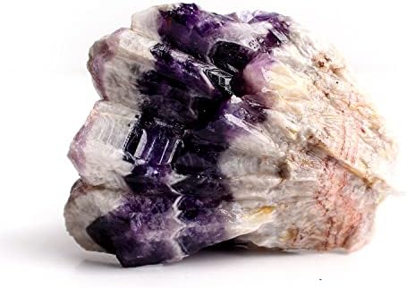 Binnanfang AC216 1PC Голем природен сон аметист кристал груб виолетова рок -камен -минерална примерок за собирање скапоцени камења за лекување на домашни украси кристали за
