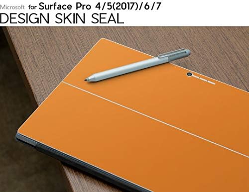 IgSticker Ultra Thin Premium Premium Protective Nable Skins Universal Table Decal Cover за Microsoft Surface Pro7 / Pro2017 / Pro6 012231 Портокалова монохроматска едноставна