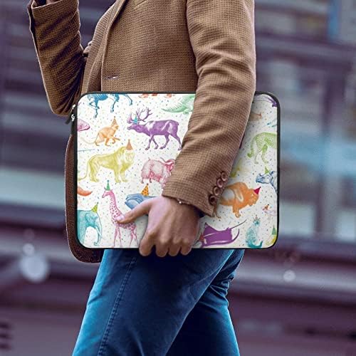 Партиски животни лаптоп торба за ракави за носење чанта за тетратка за покривање на тетратка