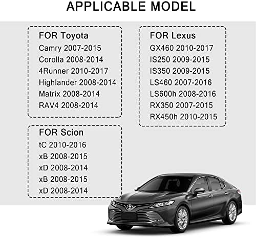 2 парчиња предни мијалник за миење садови OEM : 8538112300, распрскувач на млазницата на шофершајбната, замена за Toyota, Lexus, Scion Spray