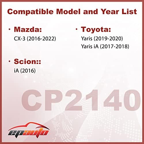 Замена на EPAUTO CP2140 за филтерот за воздух во кабината Mazda Premium вклучува активиран јаглерод