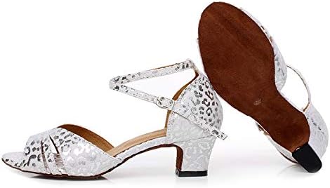 Dkенски чевли за танцување на Dkzsyim, удобно вежбање со салса, венчални чевли за танцување, модел QJW6187